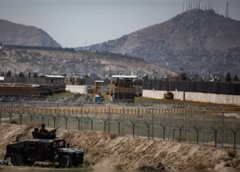 A view of part of Kabul airport, the site of the deadly 2021 ISIS attack during the evacuation from Afghanistan. (Photo credit: war.gov)