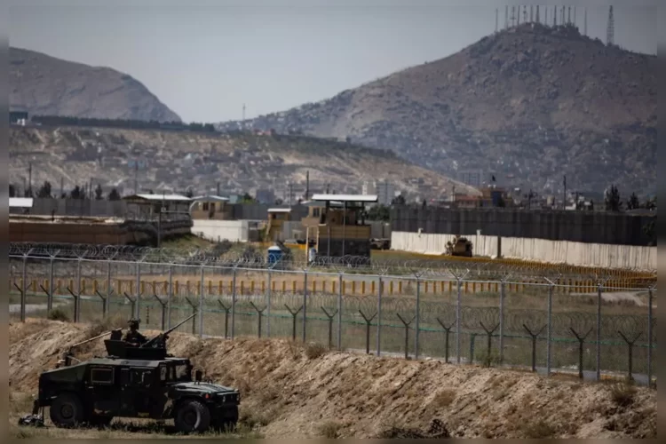 A view of part of Kabul airport, the site of the deadly 2021 ISIS attack during the evacuation from Afghanistan. (Photo credit: war.gov)