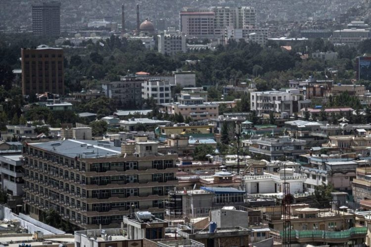 A view of the Dasht-e Barchi area in Kabul, where an explosion was reported on Monday evening. (Photo credit: AFP)