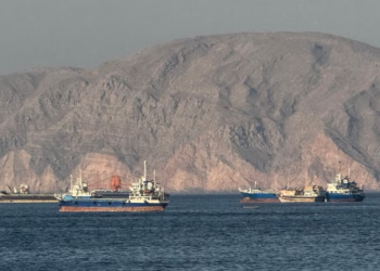 Ships sailing though strait of Hormuz (Photo: AFP)