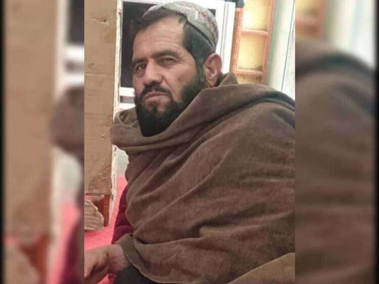 A man who was mysteriously killed in the Panjwayi district of Kandahar. (Photo: Exclusive)