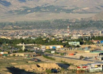 A view of the city center of Maidan Wardak province amid tensions over farmland between Kuchis and local residents. (Photo credit: Social media)