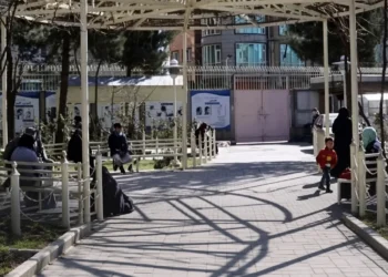 Hazrat Fatima al-Zahra Cooperative Hospital entrance (Photo: Exclusive)