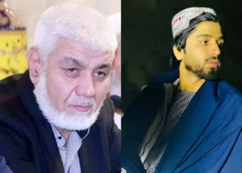 Gul Mohammad Shukran - the former head of the anti-narcotics department and his son - Nazir Ahmad Shukran (Photo: Exclusive)