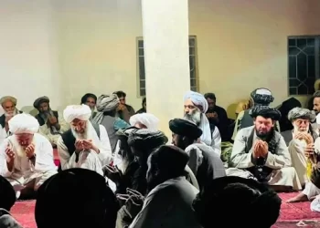 Tribal elders have gathered to resolve disputes among people in Helmand. (Photo: Exclusive)