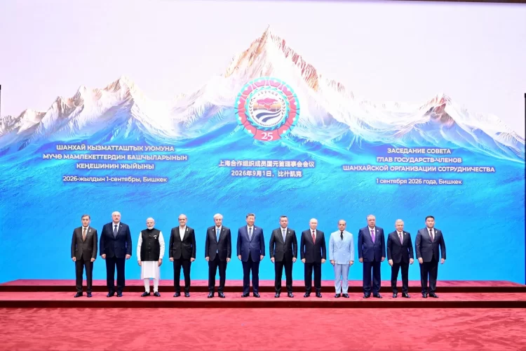 Leaders of the Shanghai Cooperation Organisation member states attend the SCO summit in Bishkek, Kyrgyzstan. (Photo: @CMShehbaz)