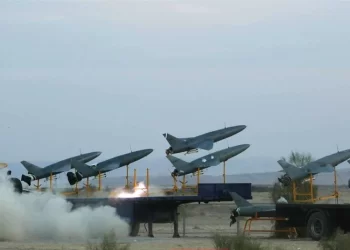 Image of military drones; Iran has reported attacks on U.S. military bases in Kuwait and the United Arab Emirates. (Photo: Tasnim)