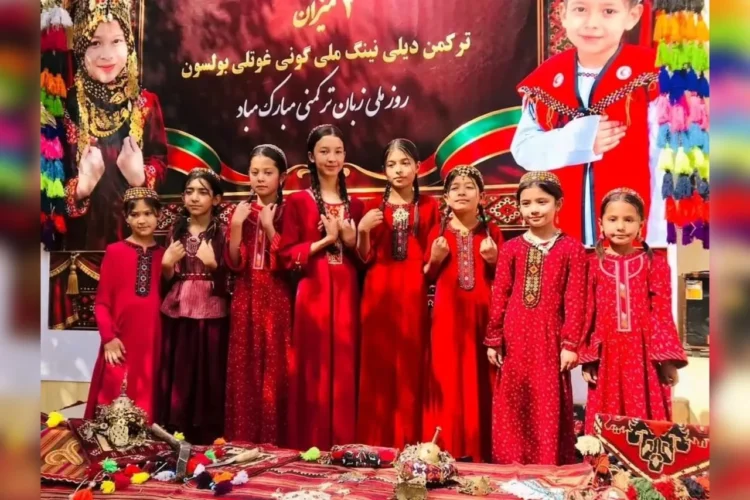 Afghan girls in traditional attire perform at a cultural event in Jawzjan province, celebrating their cultural heritage and traditional clothing (Photo: Exclusive)