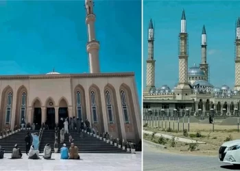 Newly built mosques with towering minarets stand in Kandahar amid a construction boom among Taliban commanders. (Photo credit: Social Media)