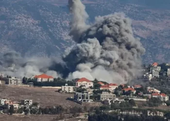 Smoke rises into the sky following Israeli strikes on areas in southern Lebanon. (Photo: GETTY IMAGES)