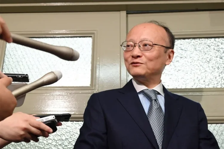 Asian Development Bank President Masato Kanda speaks to media about expanding support for the people of Afghanistan. (Photo Credit: Social media)