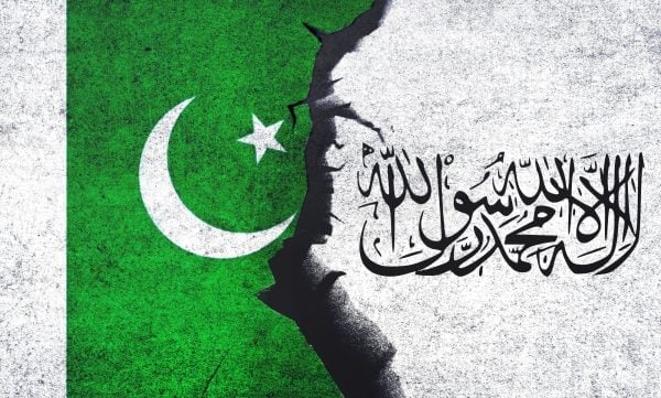 A collage of the Pakistan and Taliban flag (Photo: Deposit Photos)