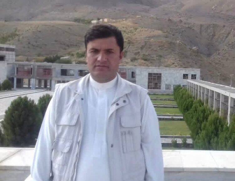 Sayed Rahman, who went missing in Keshm District, was later found at a provincial hospital in Takhar. (Photo credit: Exclusive)