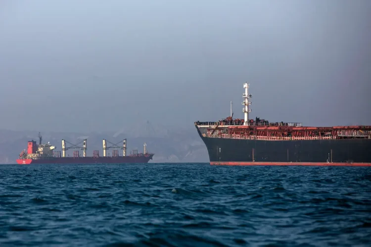 Ships sailing through the Strait of Hormuz (Photo: Majid Saeedi/Getty Images)