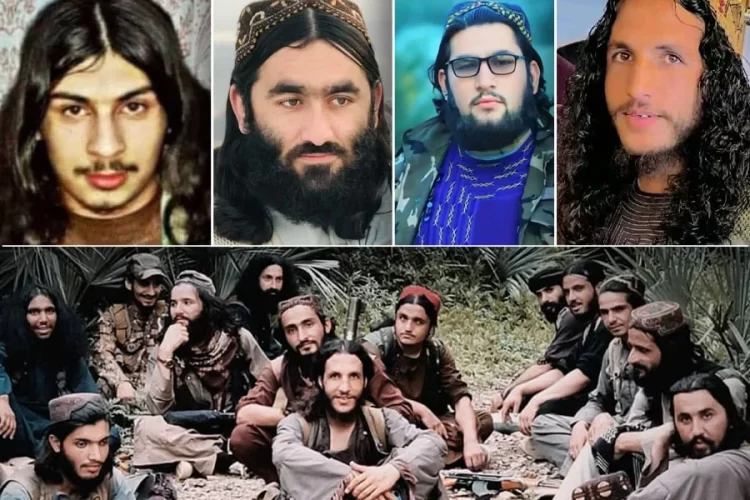 Composite images show TTP fighters whose bodies were among those recently transferred from Pakistan's border regions to Afghan provinces. (Photo credit: Social Media)