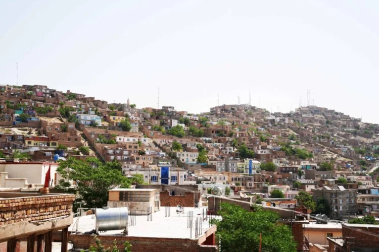 An aerial view of part of a city in Afghanistan amid projections of growing urbanisation by 2060. (Photo credit: UN-Habitat)