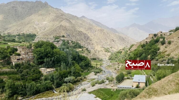 A view of the valley in Panjshir Province, where the ancient Hesar archaeological site is located. (Photo credit: 8am.media)