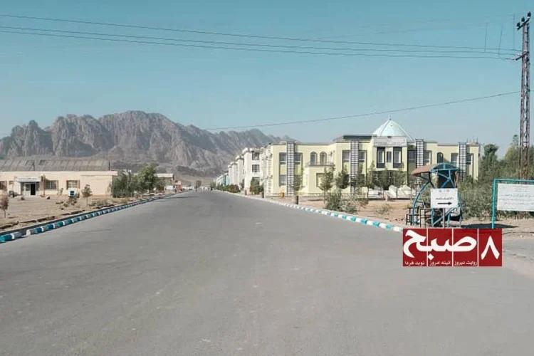 A quiet road leads to academic buildings at Kandahar University, where professors and students report constant monitoring by Taliban Morality Police. (Photo credit: 8am.media)