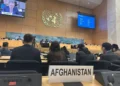 Nasir Ahmad Andisha, Afghanistan’s ambassador to Switzerland, says the country’s diplomatic missions at the United Nations continue to defend people’s rights. (Photo credit: @AndishaNasir)