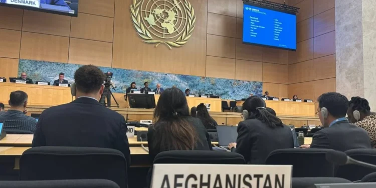 Nasir Ahmad Andisha, Afghanistan’s ambassador to Switzerland, says the country’s diplomatic missions at the United Nations continue to defend people’s rights. (Photo credit: @AndishaNasir)