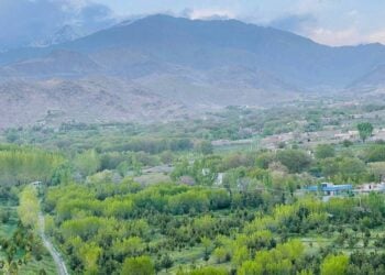 A green valley in Kabul’s Paghman district, where the Taliban have declared 24.4 hectares of land state-owned. (Photo credit: shahed.news)
