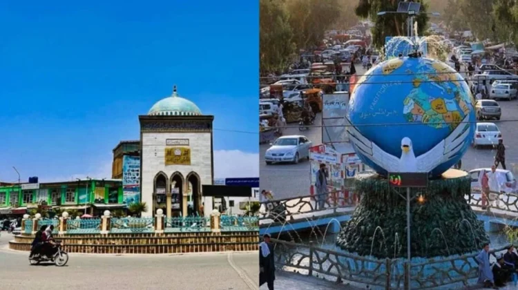 Edited images show scenes from Helmand and Kandahar amid concerns over recent Pakistani airstrikes. (Photo credit: 8am / Social media)