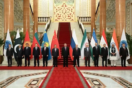 SCO representatives posing for a group photo (Photo: Asia-Plus)