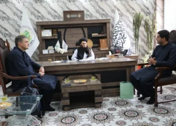 Taliban officials meet with representatives of the World Food Programme to discuss humanitarian assistance in Afghanistan (Photo: @MAIL_AF)