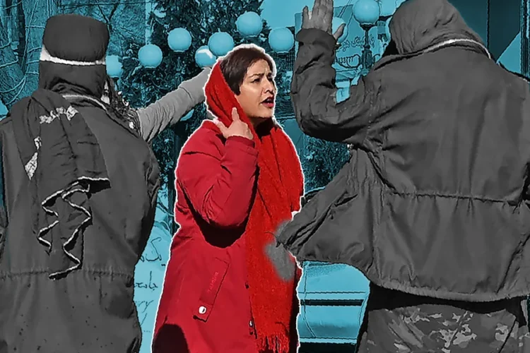 An Afghan woman standing in front of Taliban fighter as a sign of protest (Photo: AFP)