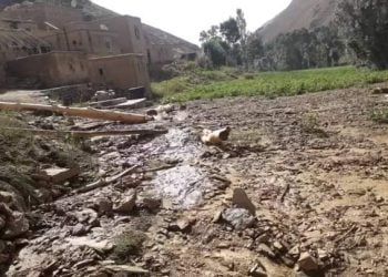 سیلاب در ولسوالی مرکز بهسود میدان‌وردک خسارات هنگفت برجا گذاشت