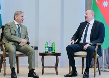 شهباز شریف و الهام علی‌اف دیدار کردند