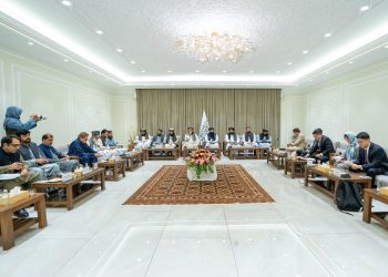 سراج‌الدین حقانی بر گسترش روابط میان طالبان و کشورهای منطقه تأکید کرد