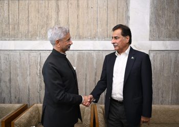 دیدار رییس مجلس پاکستان و وزیر خارجه هند پس از جنگ