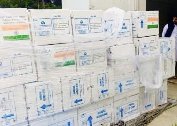 هند ۱۳۱ کارتن واکسین «تی‌دی» به طالبان کمک کرد