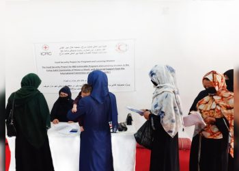 کمیته صلیب سرخ به ۴۰۰ زن باردار و شیرده در بلخ کمک نقدی کرد