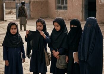 از حجاب سیاه تا روبند؛ ممنوعیت تازه طالبان علیه دختران صنف اول تا ششم در غزنی