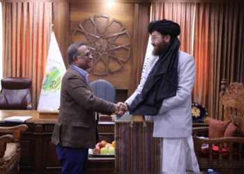 وزیر طالبان و تورهان صالح درباره توسعه بخش زراعت و مالداری گفت‌وگو کردند